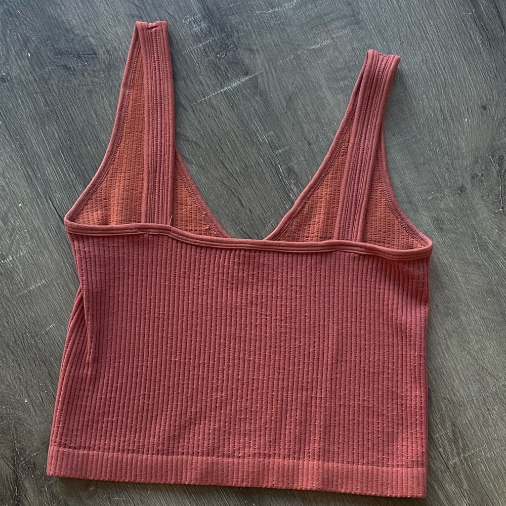 Free People Solid Rib Brami, Size M/L - Picture 2 of 2